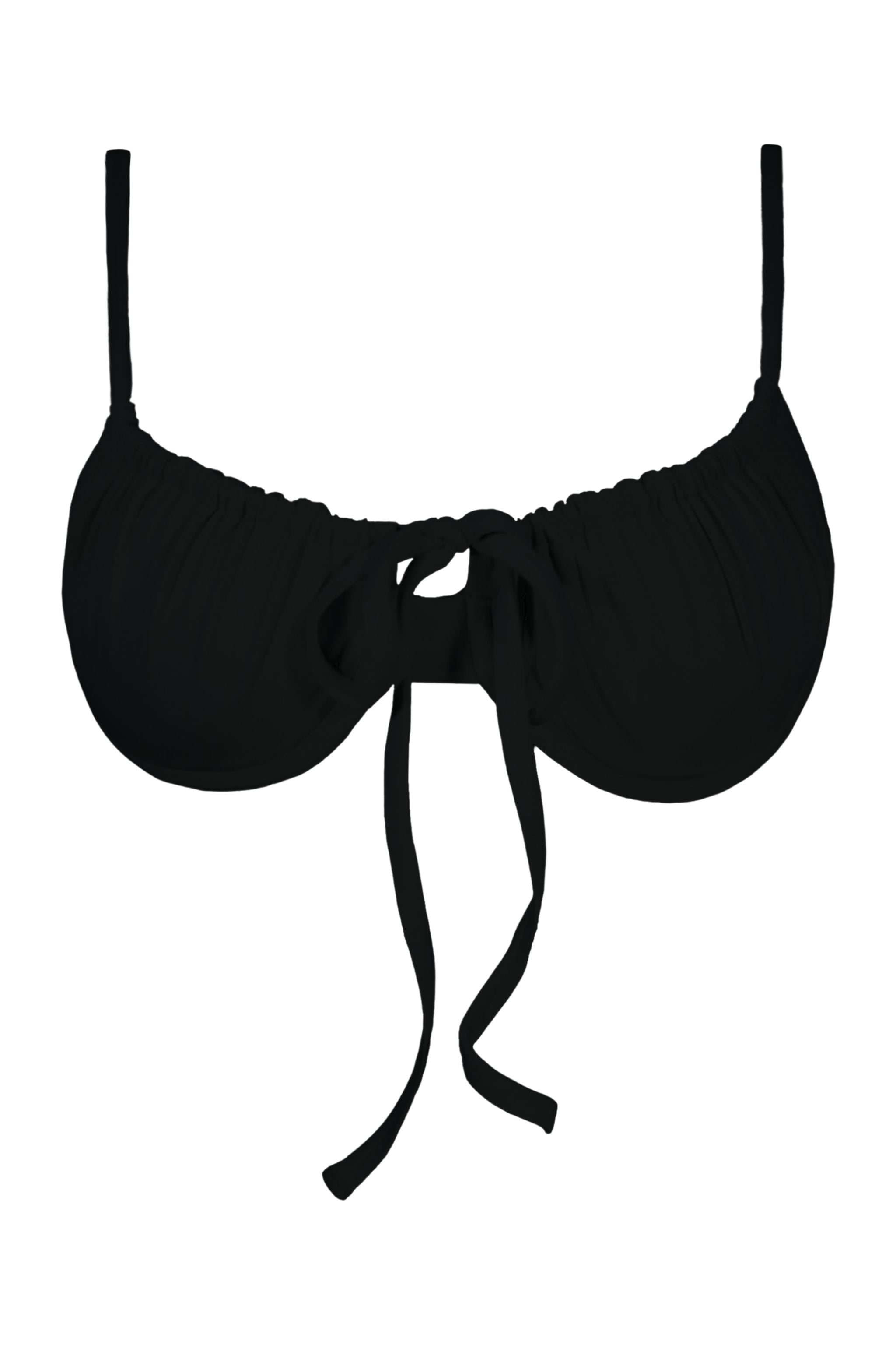 The Demi Top - Obsidian