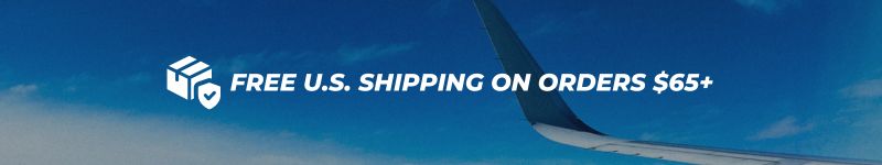  Free Shipping on U.S. orders $65+