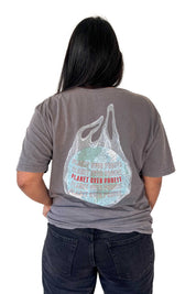 Planet Over Profit Oversized Tee - Stone