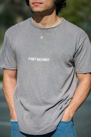 Planet Over Profit Oversized Tee - Stone