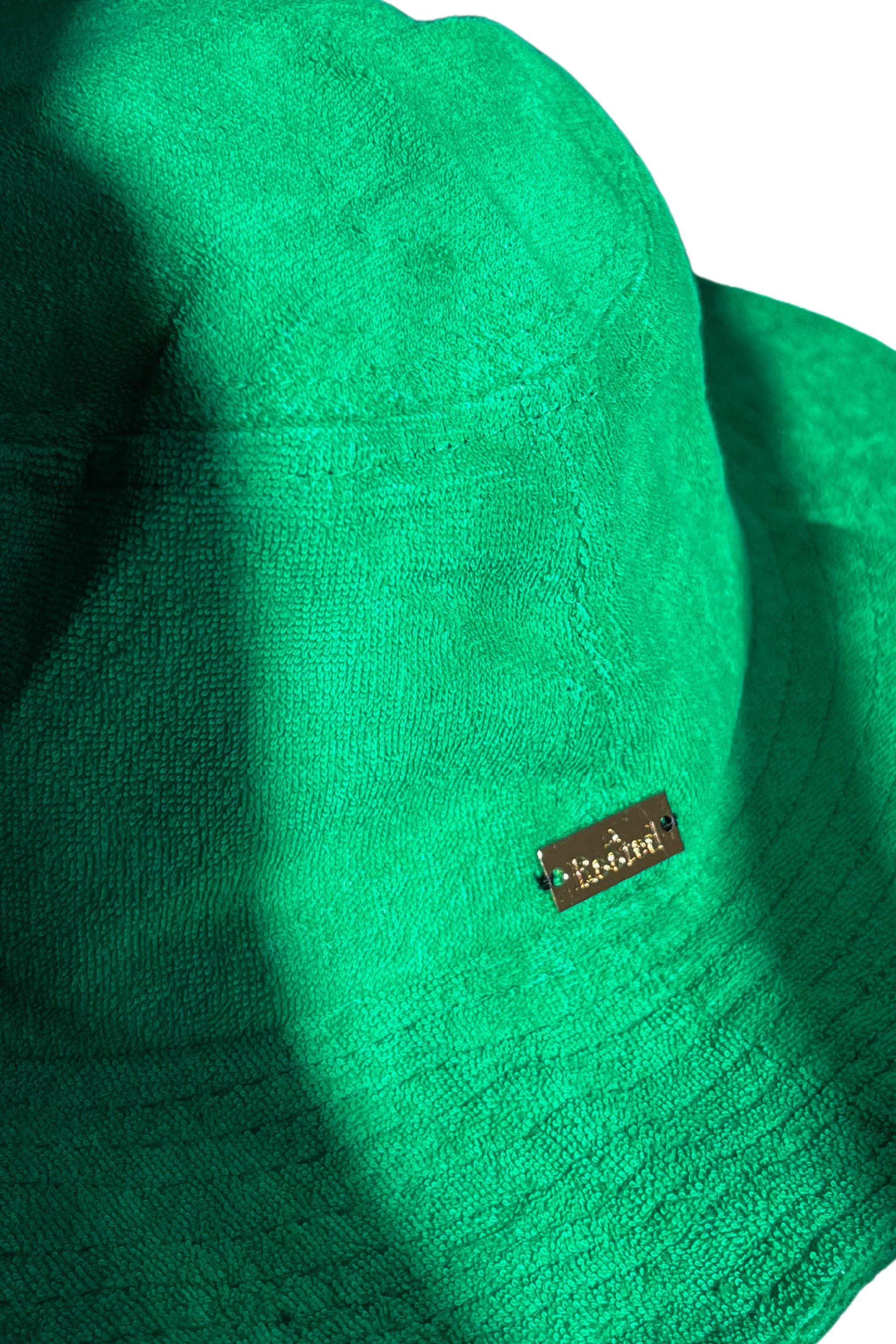 Terry Cloth Hat in the color Seaweed