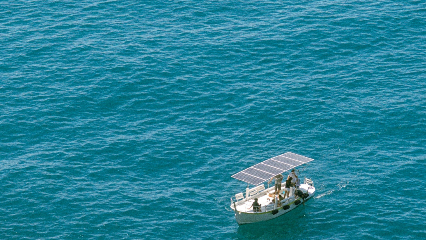 Boat in ocean