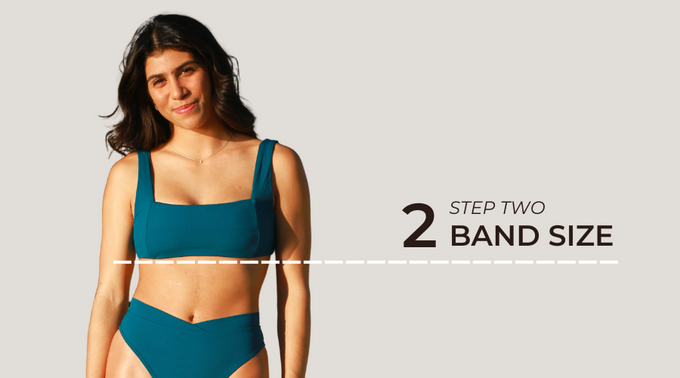  How to find your bikini size - Measuring your band