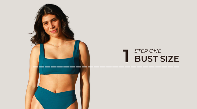  How to find your bikini size - size chart for tops