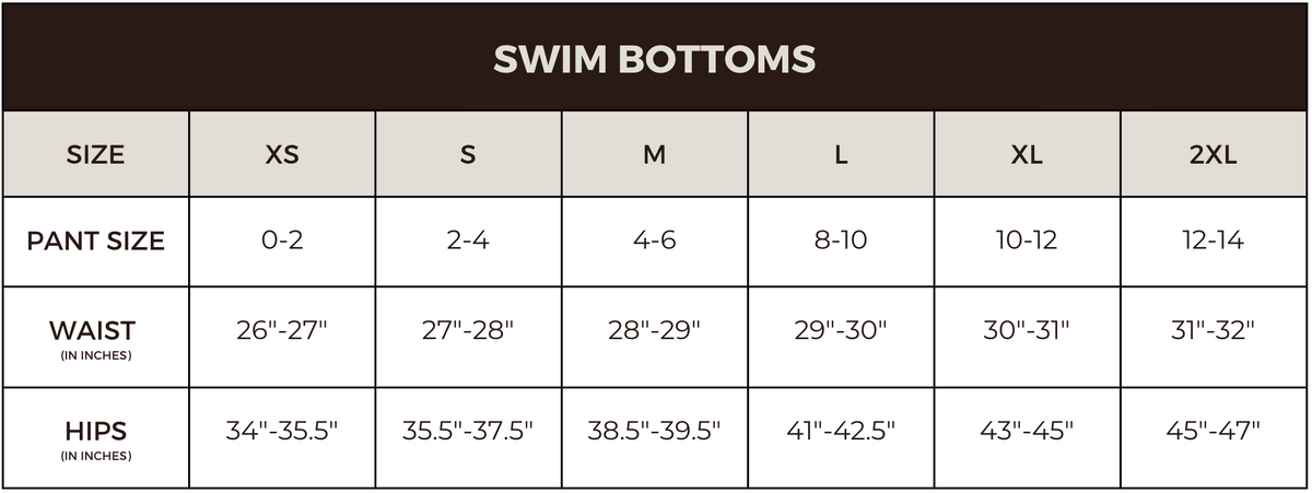 Finding your perfect fit Rooted Swim Rooted Swim